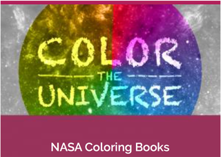 Color the Universe image for NASA Coloring Books
