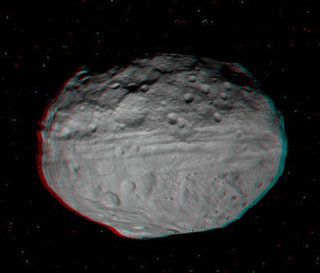 A 3D photograph of the asteroid Vesta