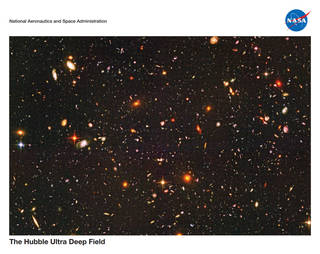 The Hubble Deep Ultra Deep Field lithograph