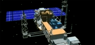 An illustration of a satellite