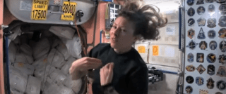 Astronaut Tracy Caldwell Dyson
