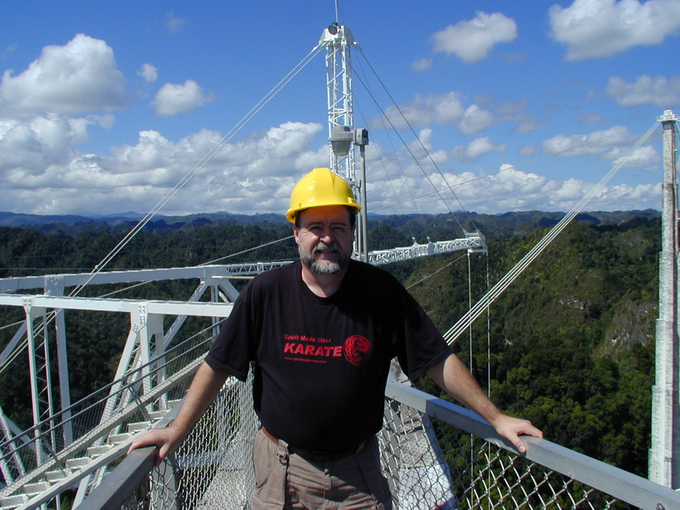 Jeff Luvall, a senior research scientist at NASA’s Marshall Space Flight Center, working in Arecibo, Puerto Rico. 