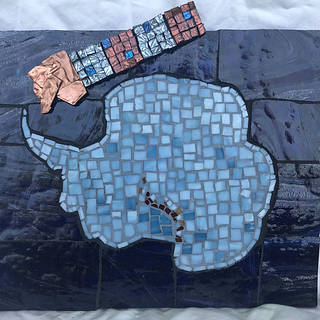 Two mosaics of Antarctica