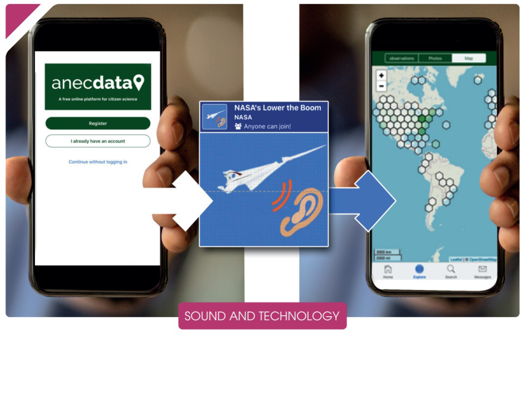 A mobile citizen science app to collect and submit levels of ambient noise