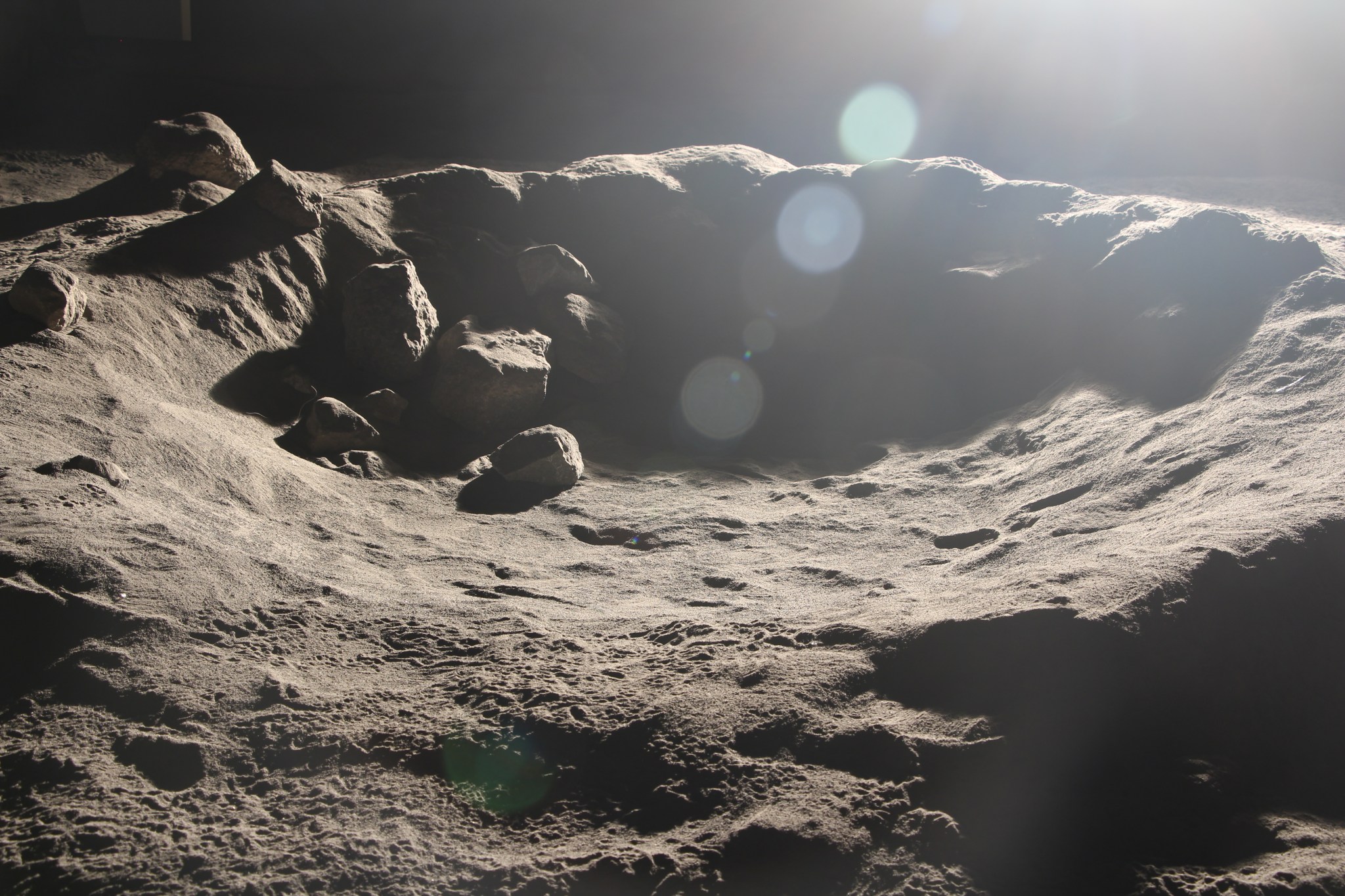 a simulated lunar environment
