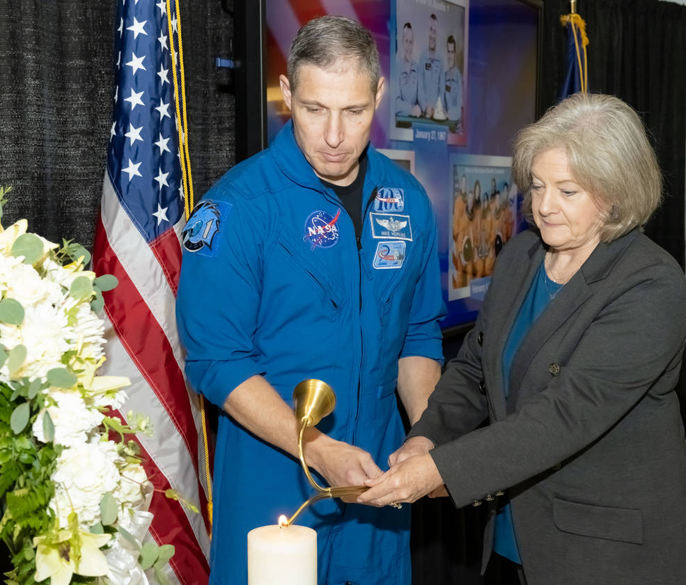 NASA’s Marshall Space Flight Center team members gathered Jan. 26 to honor the astronaut crews and others who lost their lives while furthering the goals of human spaceflight. 