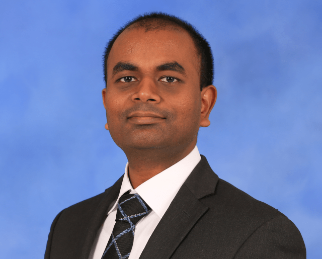 A head shot of Naveen Vetcha with Centennial Challenges