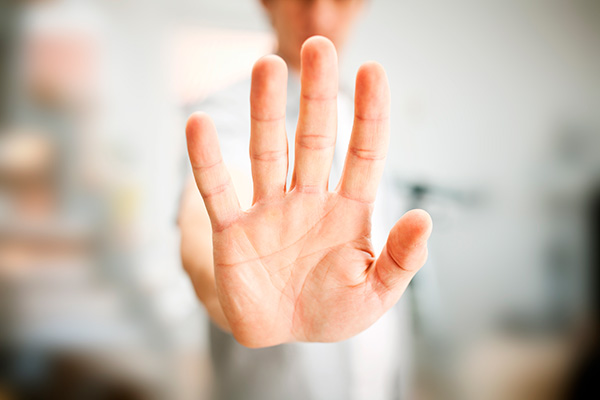 image of a hand close up