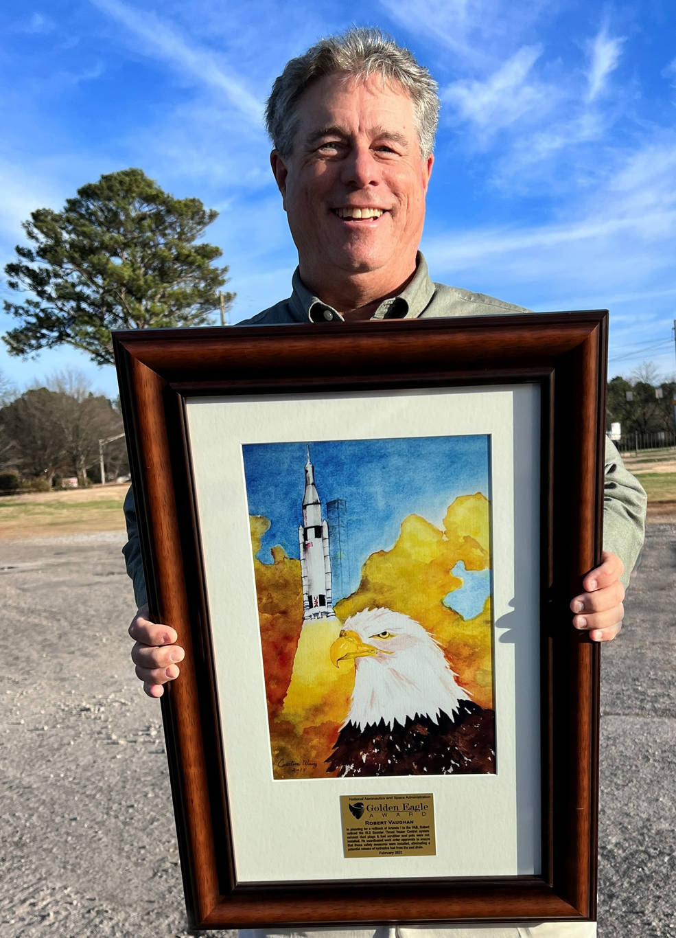 Robert Vaughan was named the 36th recipient of the Golden Eagle Award. 