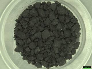 Image of Ryugu asteroid sample