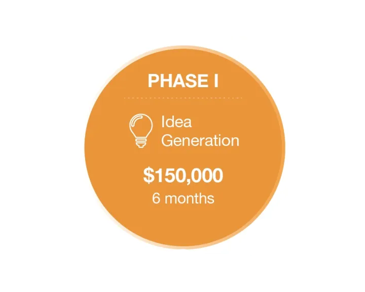Phase I - Idea Generation - $150k for 6 months