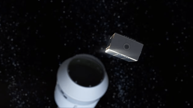 Team Miles Rendering of CubSat on Artemis 1