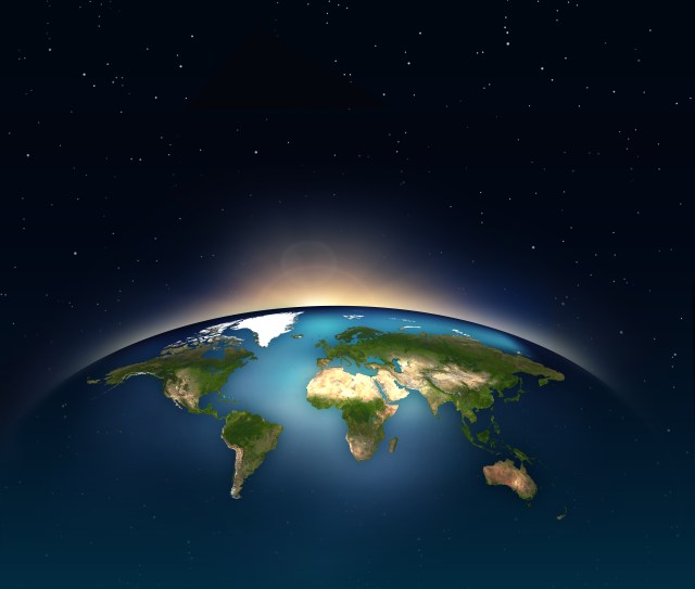 Artist rendering of Image of the Earth