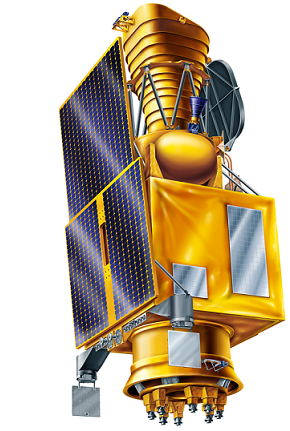 Illustration of the ULTRASAT satellite. 