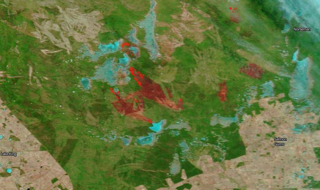 Bushfires in Remote Area of Australia