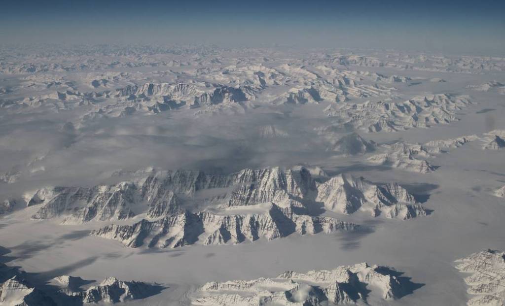Greenland’s Ice Sheet From 40,000 Feet