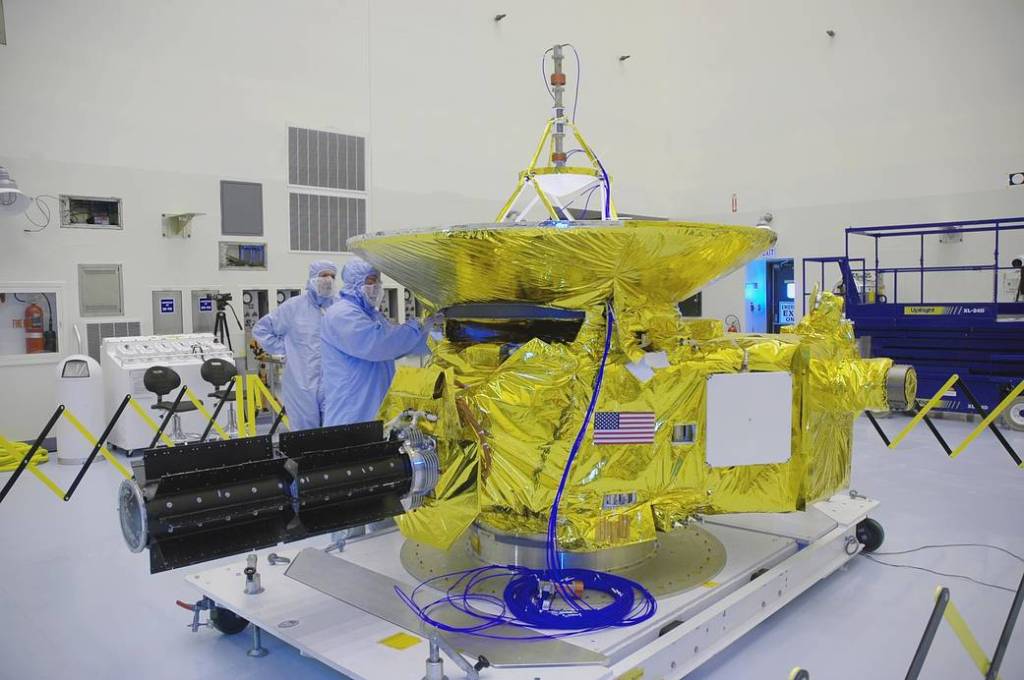 New Horizons Spacecraft in the Clean Room at NASA’s Kennedy Space Center