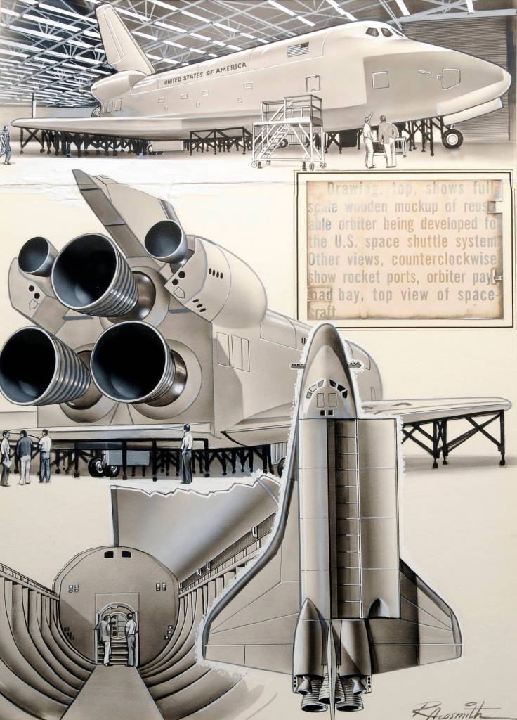 Russ Arasmith Shuttle Artwork