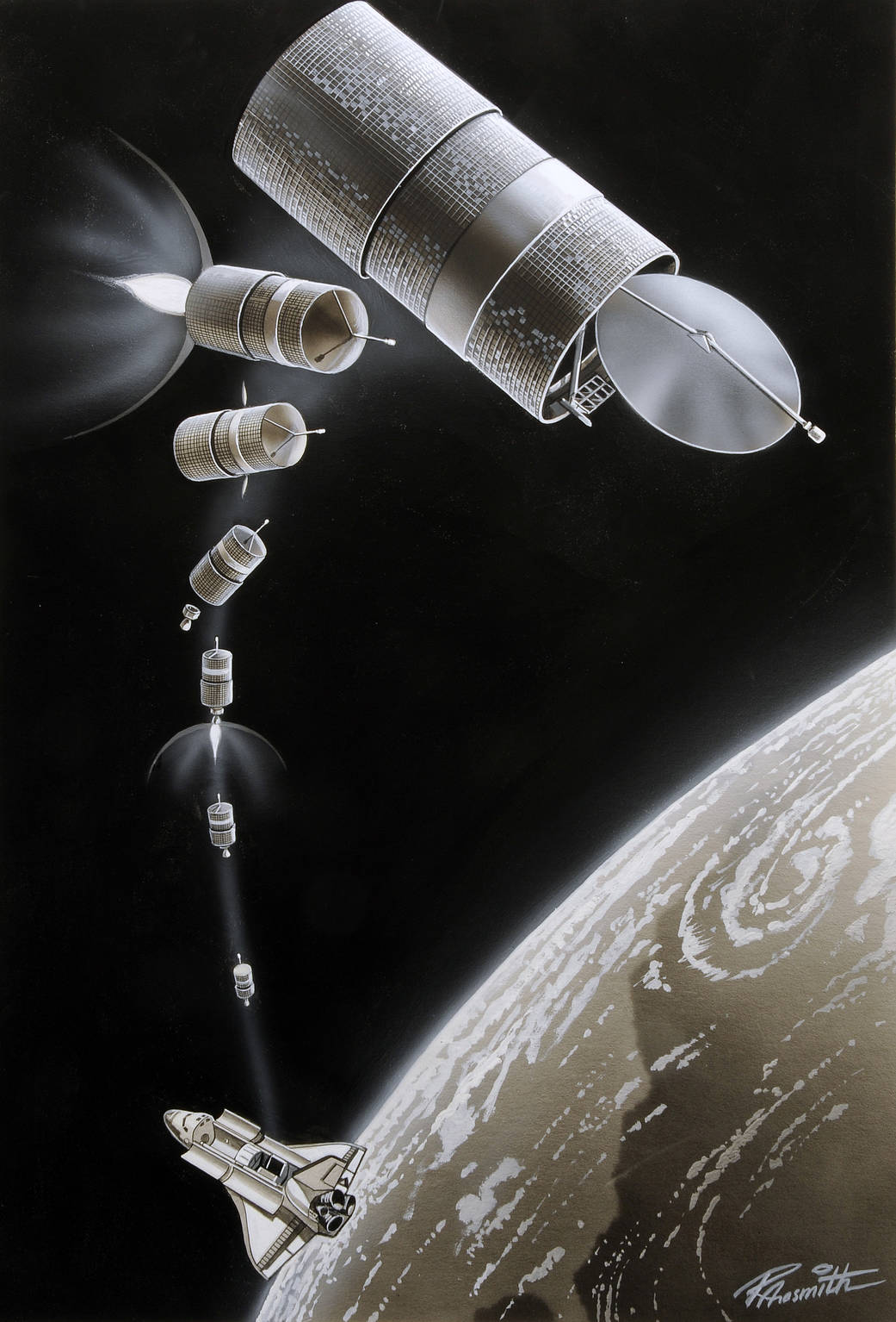 Russ Arasmith Shuttle Artwork