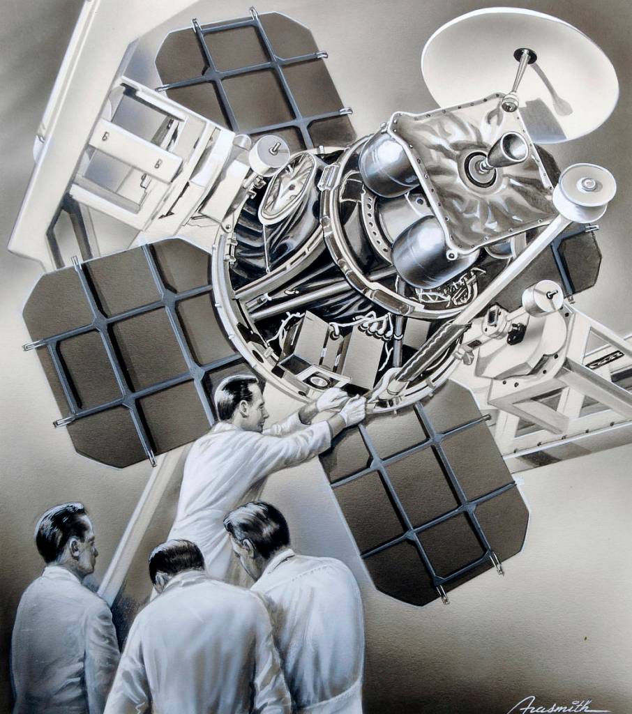 Russ Arasmith Lunar Orbiter Artwork