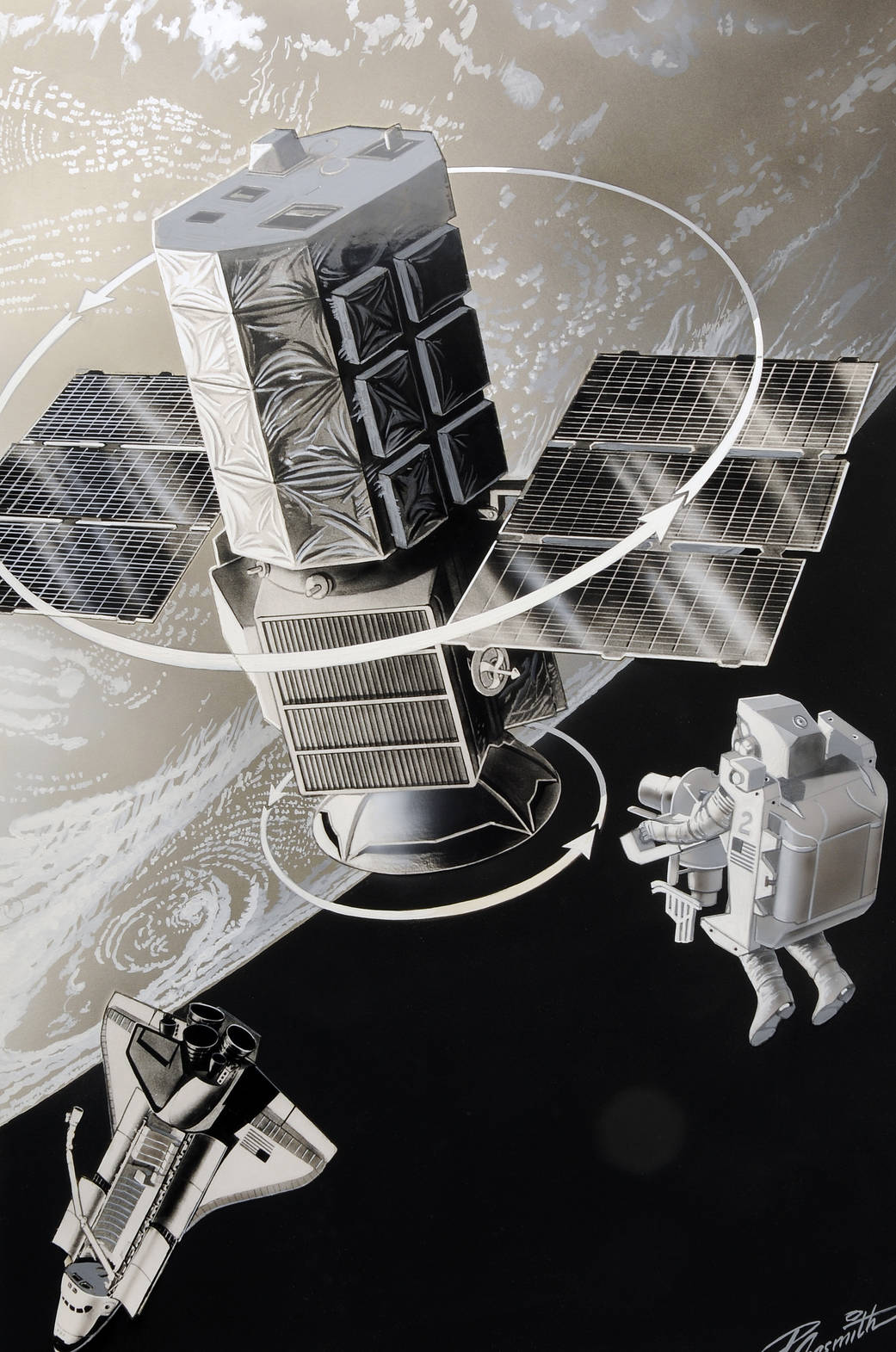 Russ Arasmith Shuttle Artwork