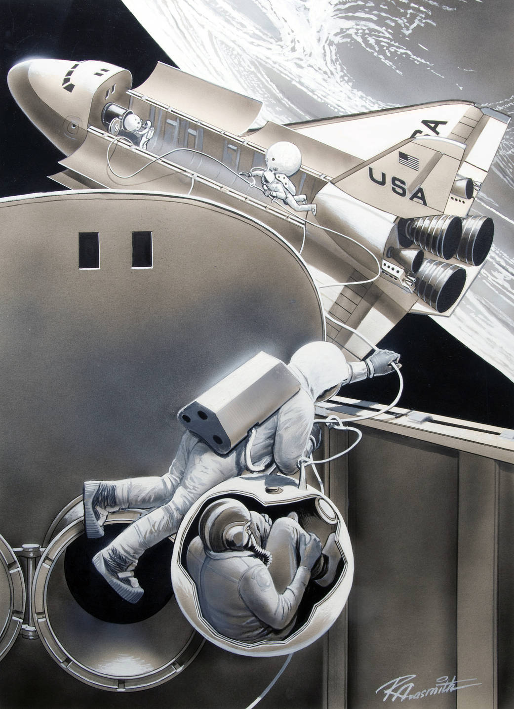 Russ Arasmith Shuttle Artwork