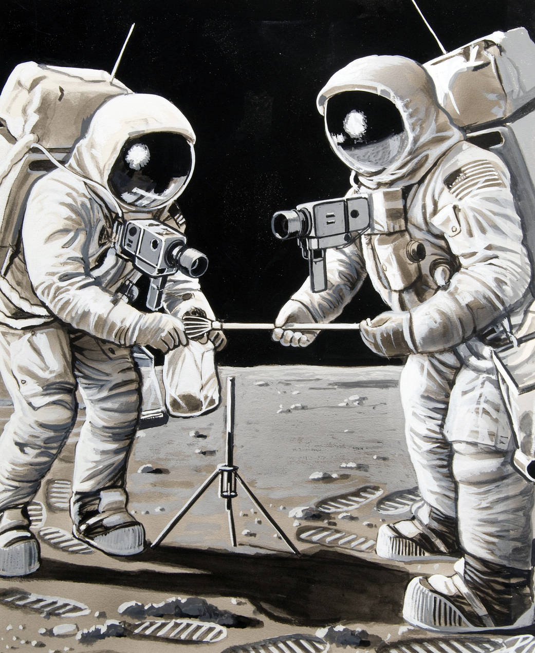 Art Work by Russ Arasmith, Date Unknown.