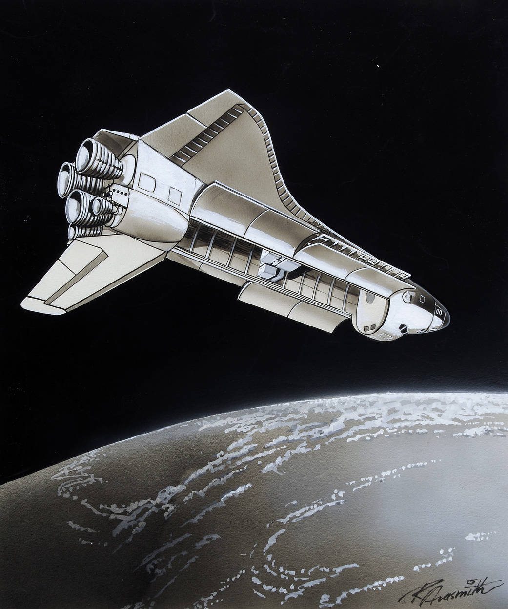 Russ Arasmith Shuttle Artwork