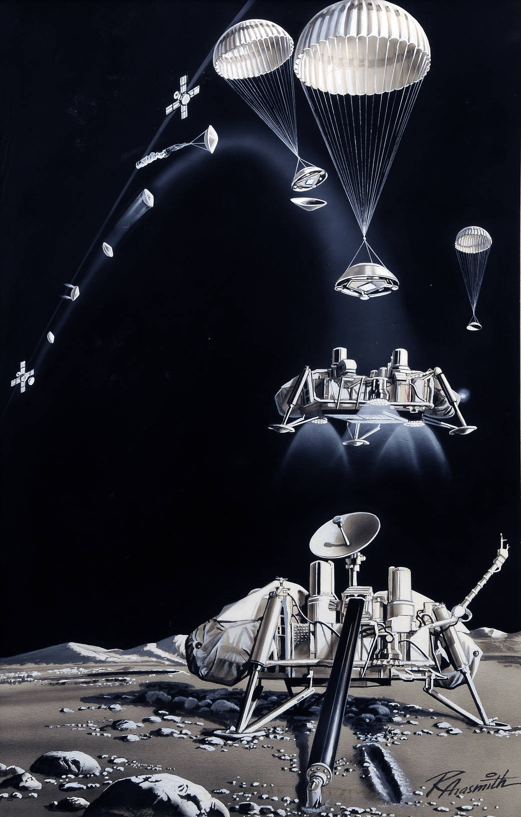 Art Work by Russ Arasmith, Date Unknown.