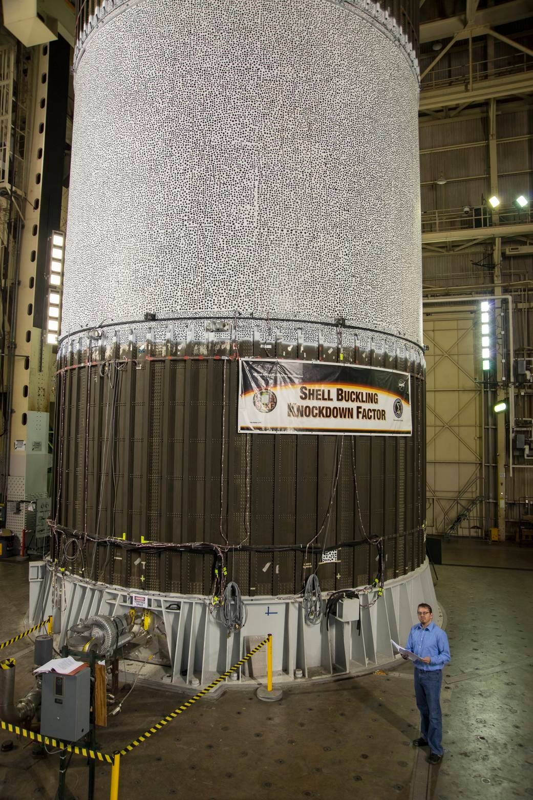 Shell Catalyst For Rockets Test Article for Shell Buckling Knockdown Factor Project - NASA