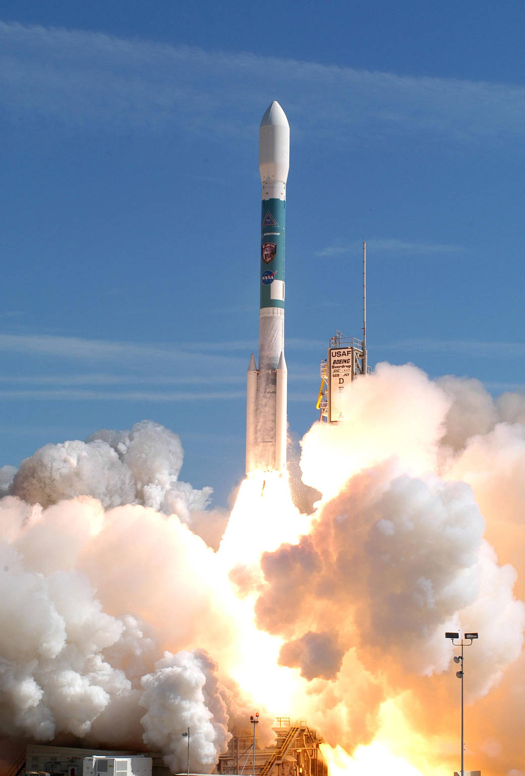 Boeing Delta II rocket launches with NASA's Swift satellite aboard on Nov. 20, 2004.
