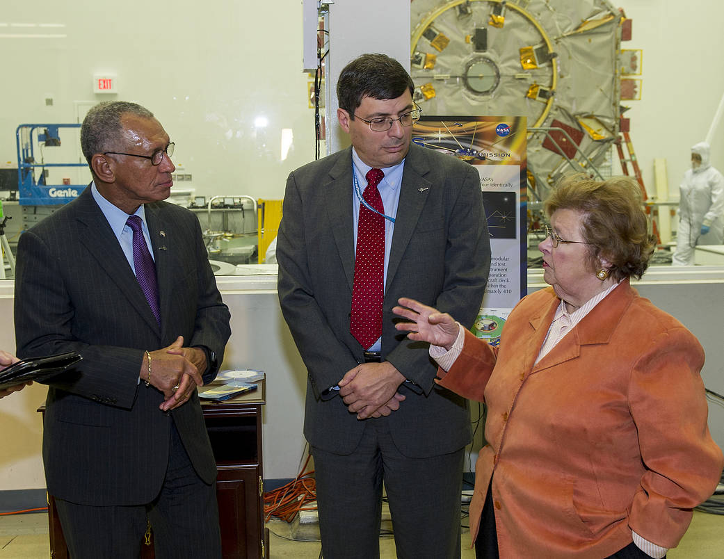 NASA Administrator with Sen. Barbara Mikulski