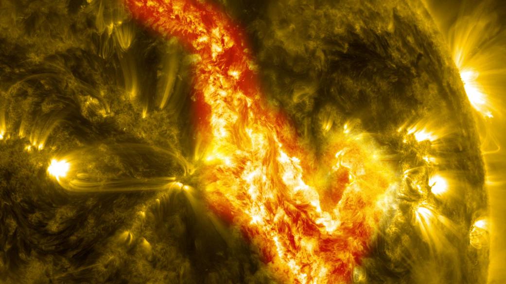 Images of the sun captured on Sept. 29-30, 2013, by NASA's Solar Dynamics Observatory, or SDO, which constantly observes the sun