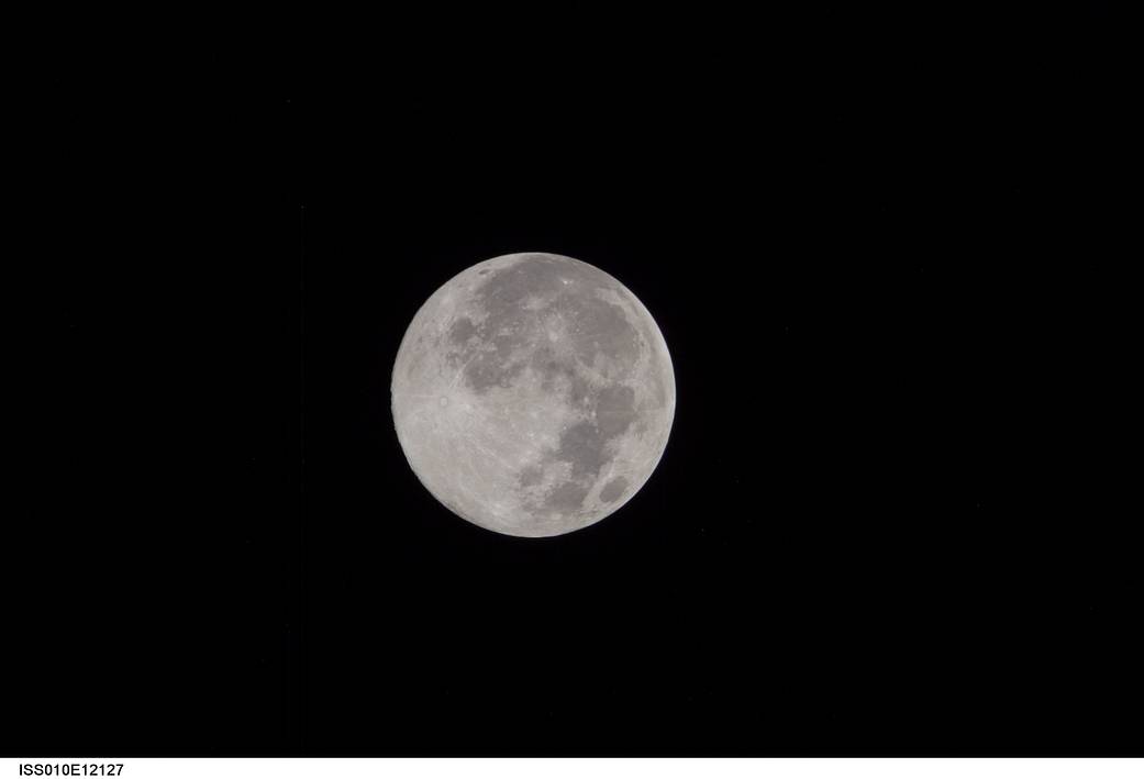 Full Moon Photographed by Expedition 10