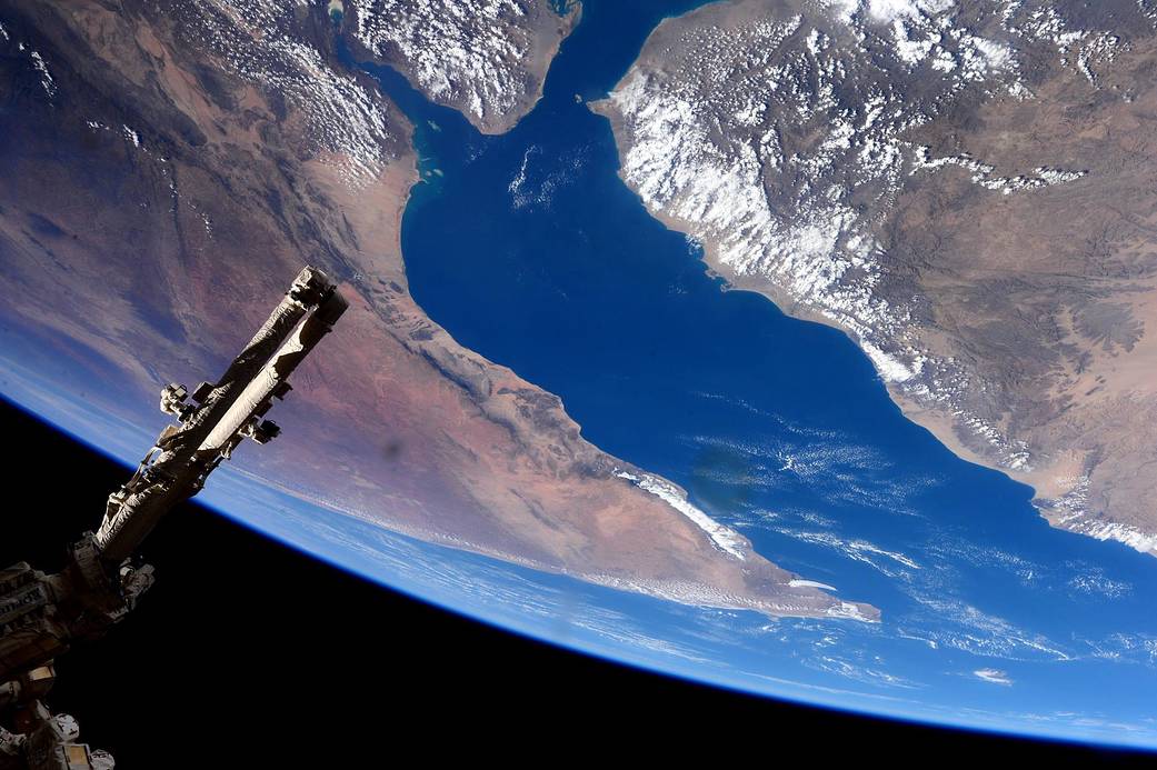 Horn of Africa and Gulf of Aden from the International Space Station.