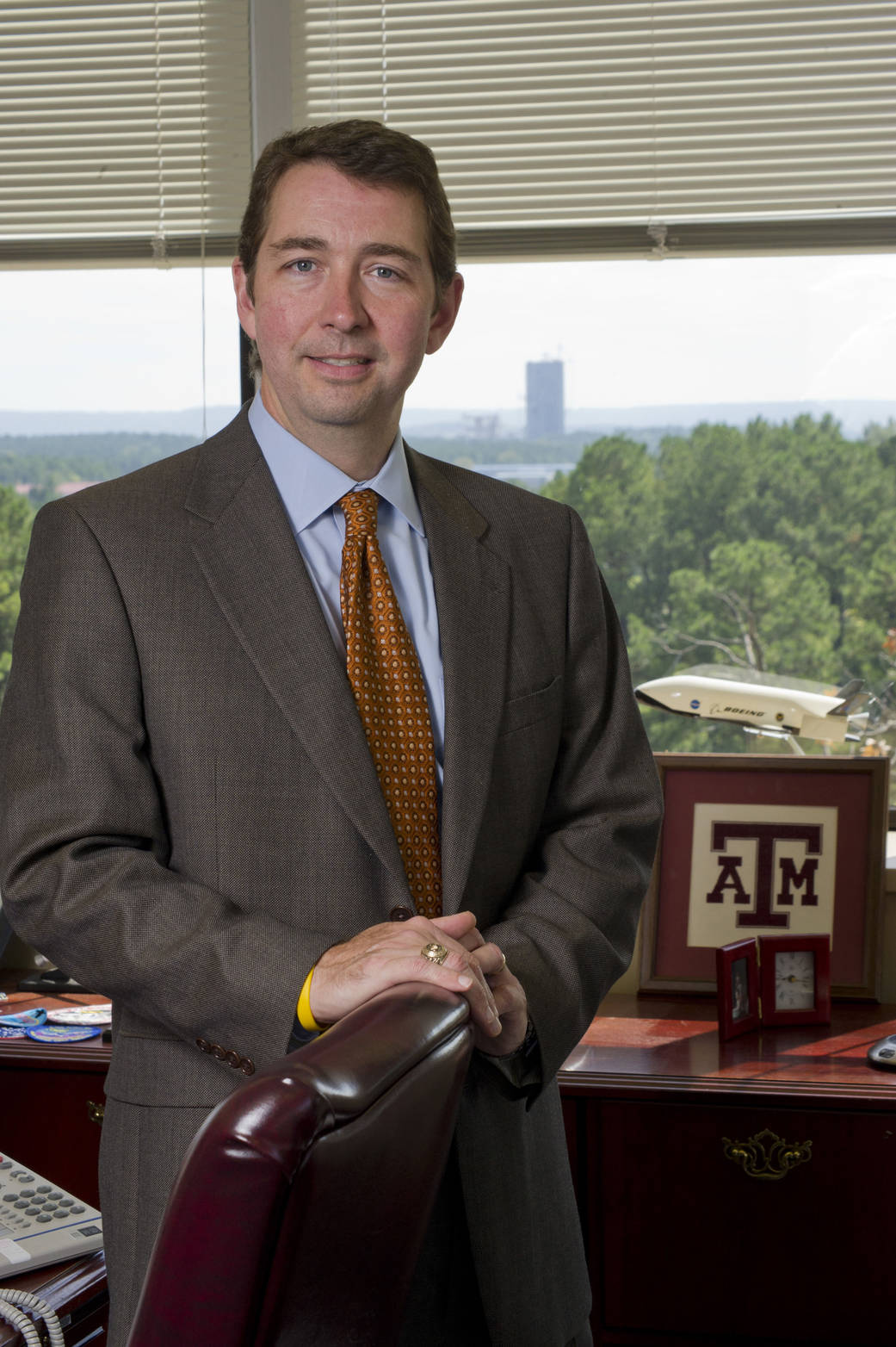 Dr. Daniel Schumacher, manager of the Marshall Center's Science and Technology Office, has been honored by the Air, Space and Mi