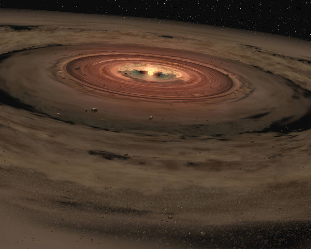 Solar System in the Making