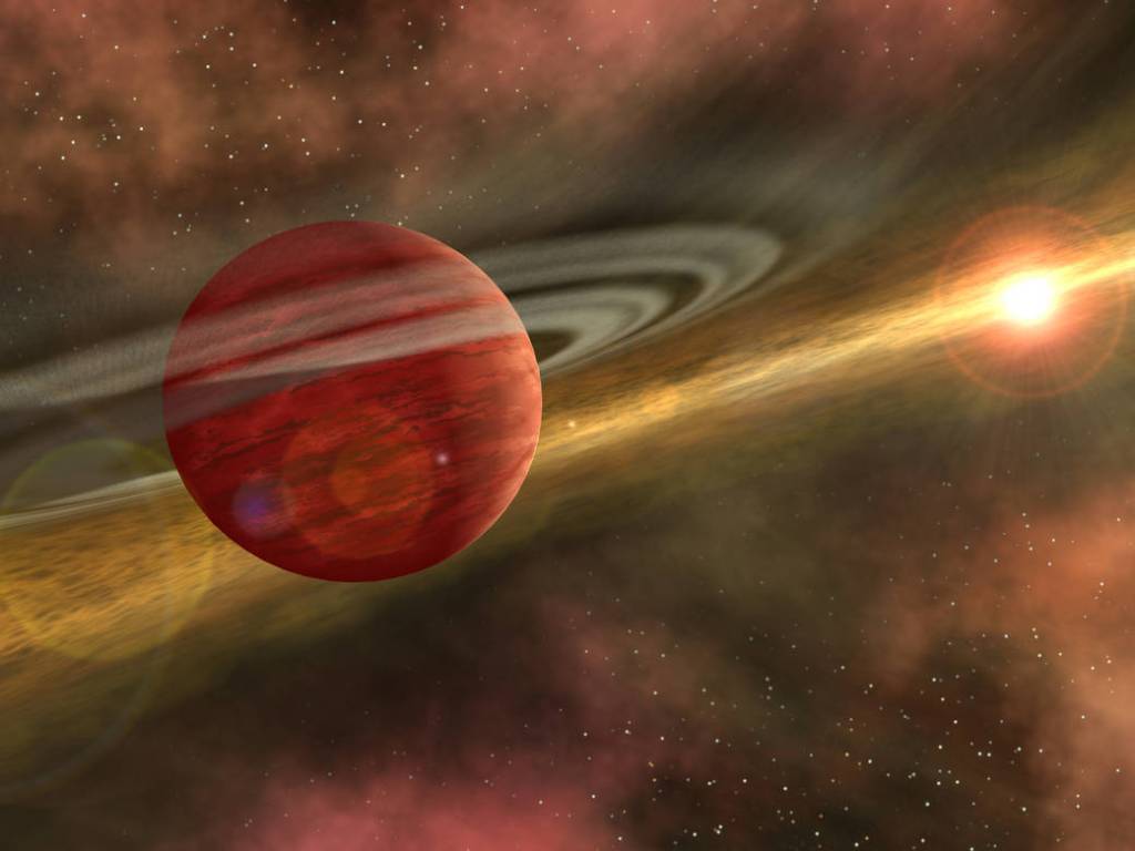 Out of the Dust, a Planet is Born