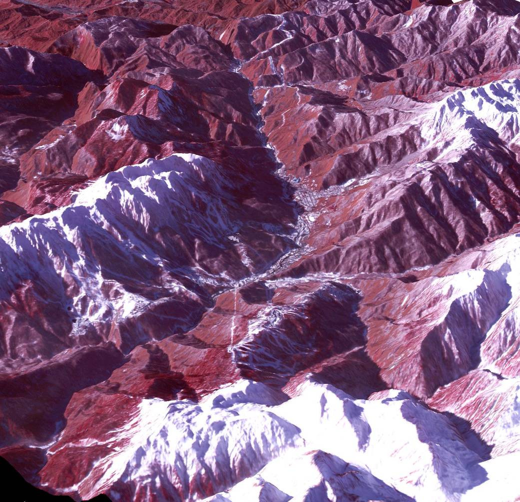 The 2014 Winter Olympic ski runs may be rated double black diamond, but they're not quite as steep as they appear in this image 