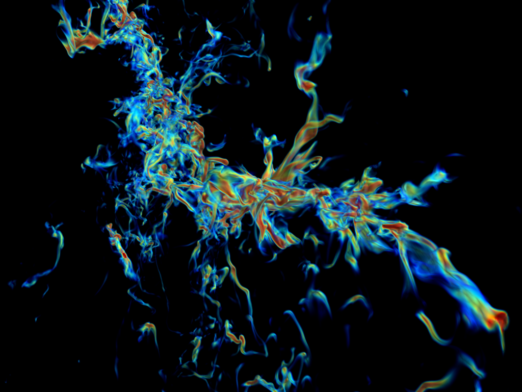 Formation of Massive Stars from Giant, Turbulent Molecular Clouds