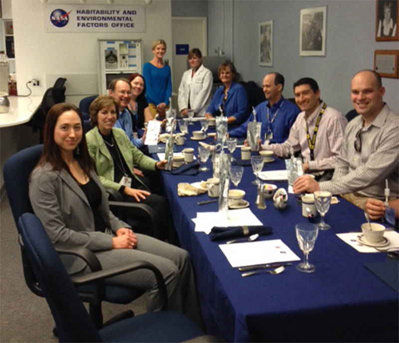 NASA@work Awardees enjoy a special lunch