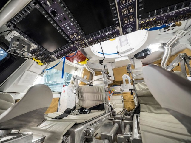 Orion spacecraft Interior