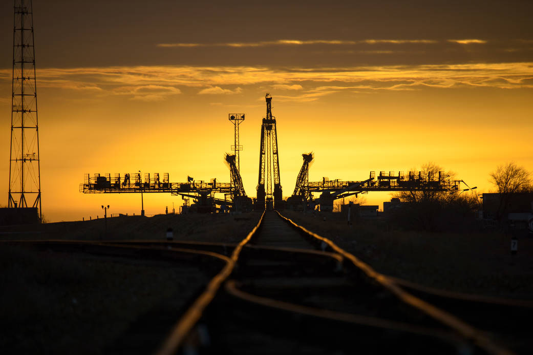 Soyuz launch pad in Kazakhstan. Credit: NASA/Bill Ingalls