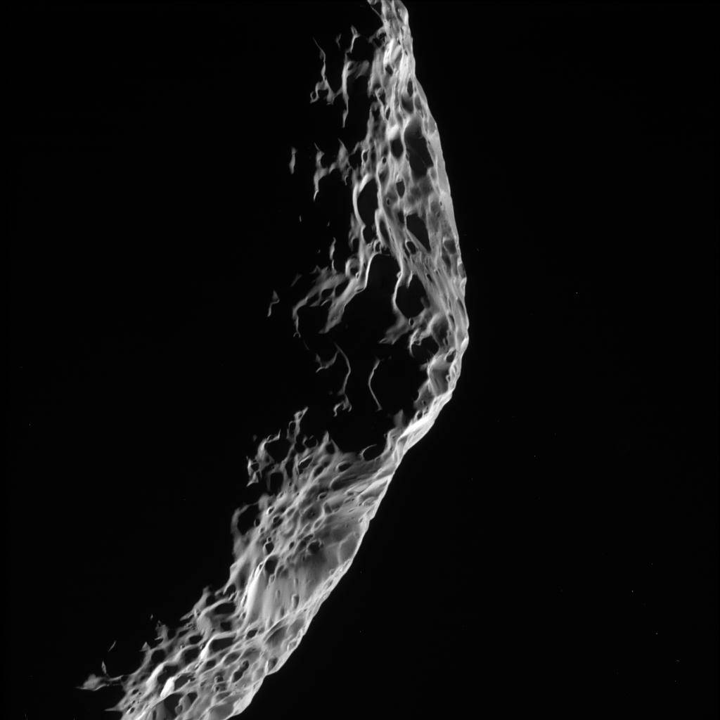 Saturn's Spongy Moon
