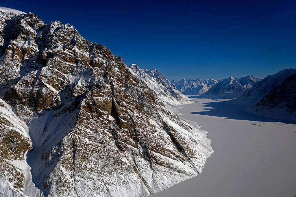 Fjord in East Greenland Seen by NASA’s Operation IceBridge