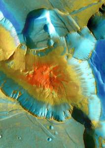 Noctis Labyrinthus Landslides