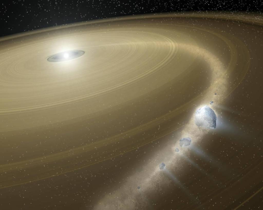 Comet ‘Bites the Dust’ Around Dead Star