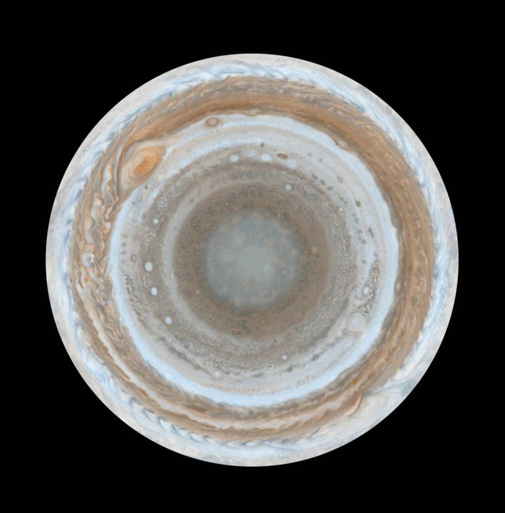 Map of Jupiter’s South