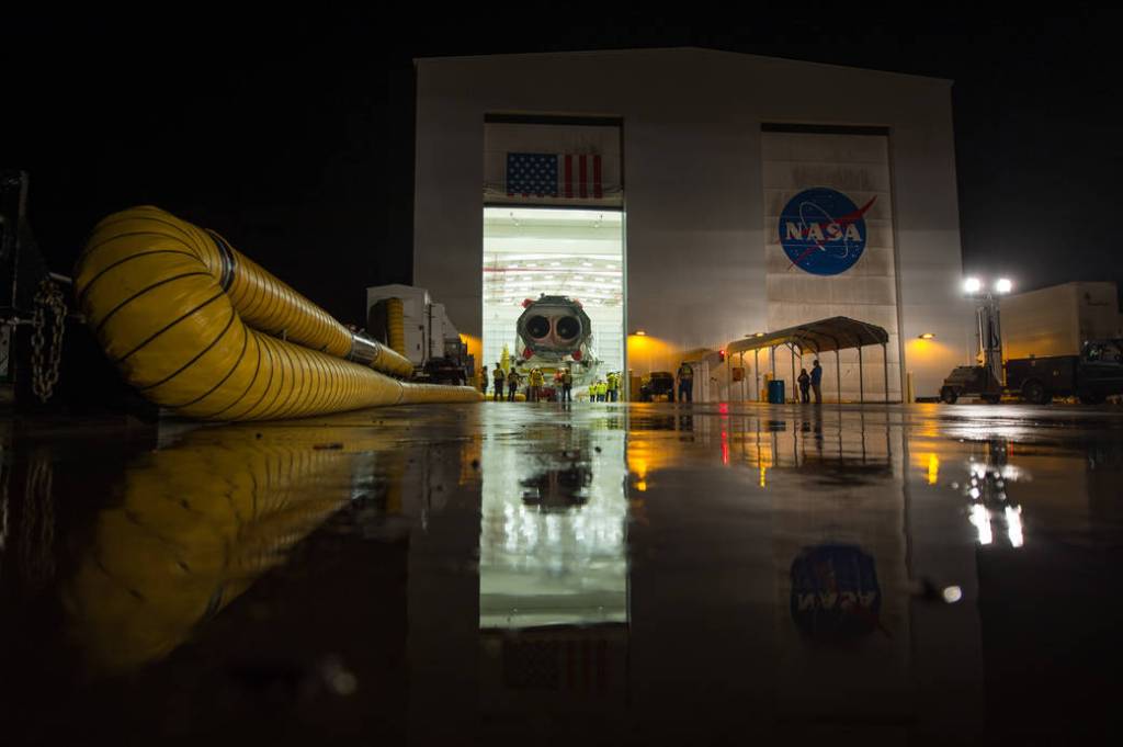 Antares Rocket Rollout