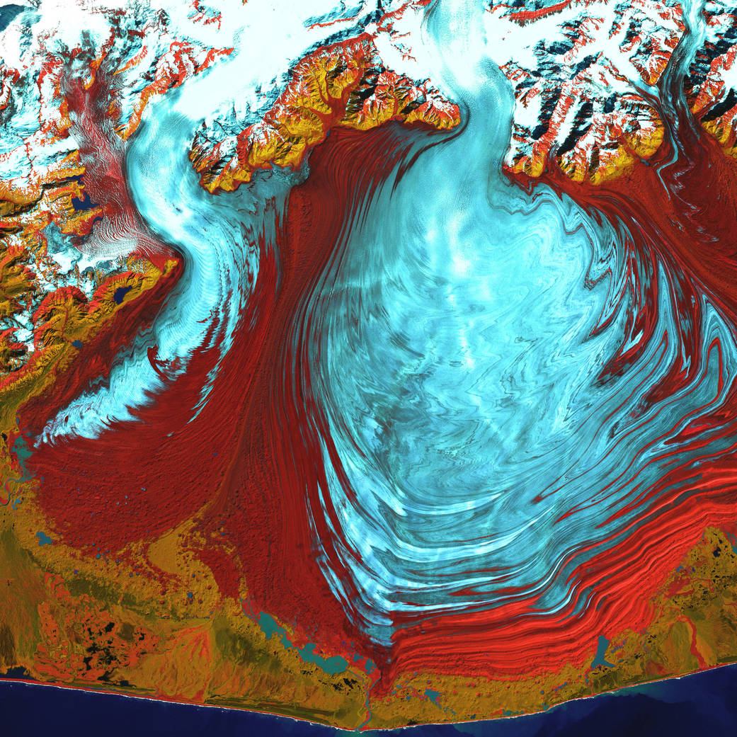 Alaska's Malaspina Glacier